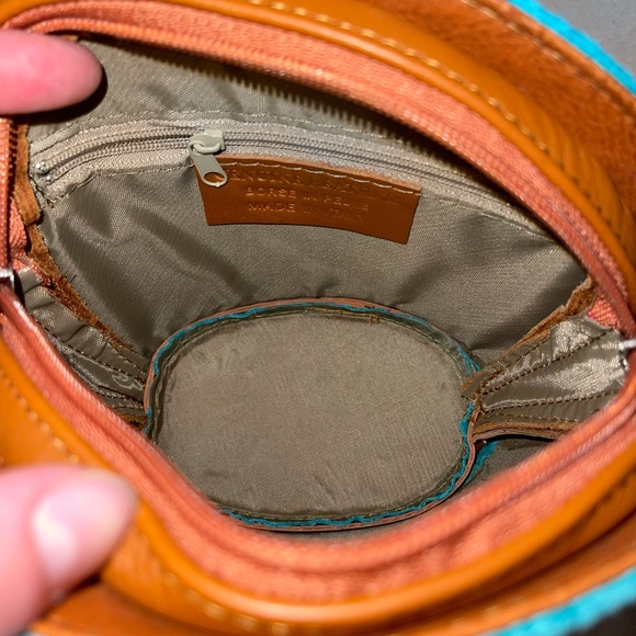 Urban Outfitters turquoise leather suede satchel - Picture 8 of 15